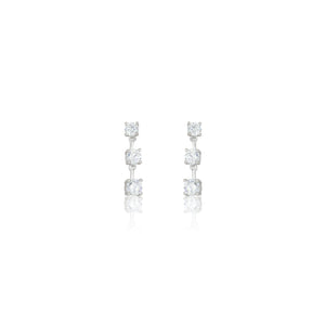 Georgini Trilogy Earrings Silver