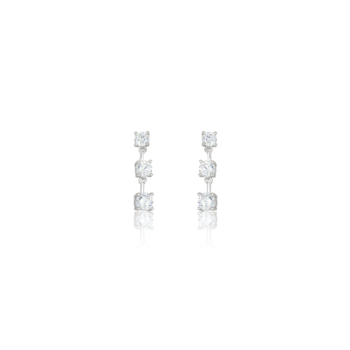 Georgini Trilogy Earrings Silver