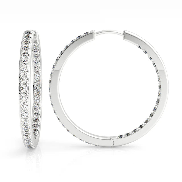 Georgini Elegant Essentials Hoops 25mm Silver