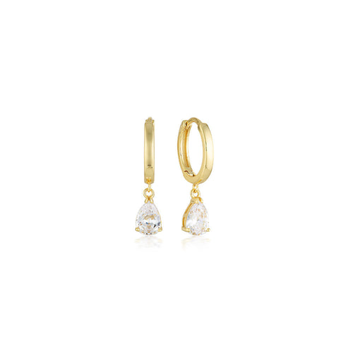 Gold Plated Pia Hoop Earring