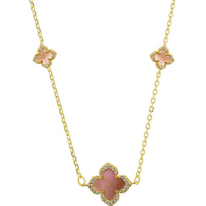 Georgini Sydney Soiree Fairwater Mother of Pearl Deluxe Necklace Gold