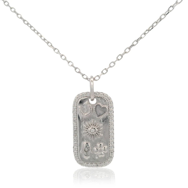 Georgini Forever Hearts Club The Universe Is On My Side Pendant Silver