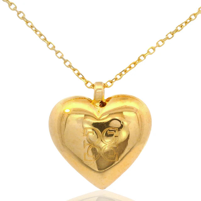 Georgini Forever Hearts Club Pop Goes My Heart Pendant Gold