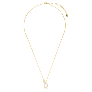 Georgini Luxury Letters D Initial Necklace Gold