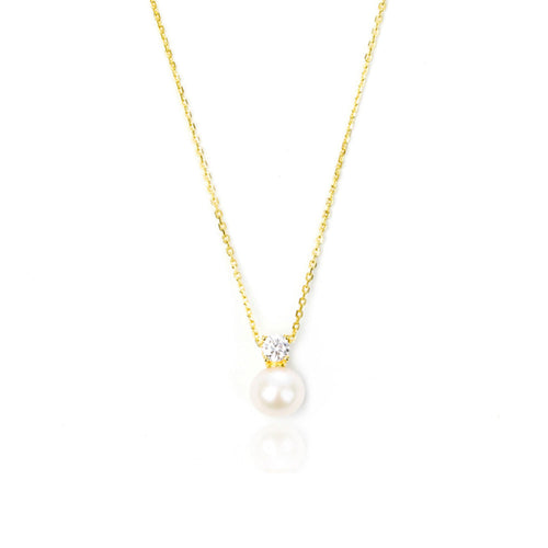 Gold Plated Oceans Noosa Freshwater Pearl Necklace