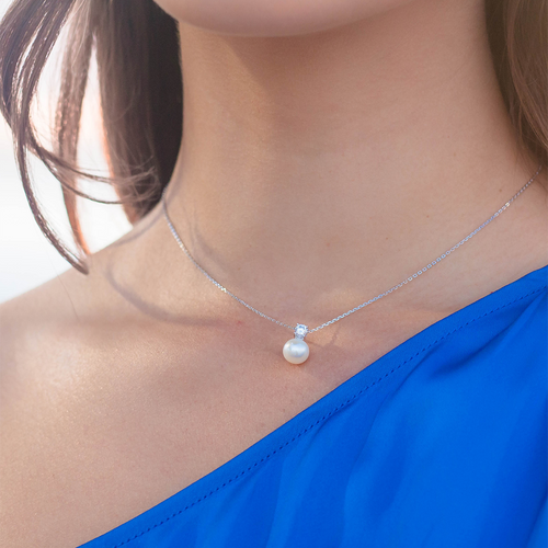 Silver Oceans Noosa Freshwater Pearl Necklace