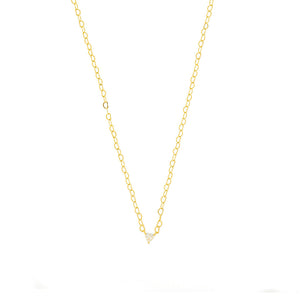 Gold Plated Sweetheart Heart Chain Necklace