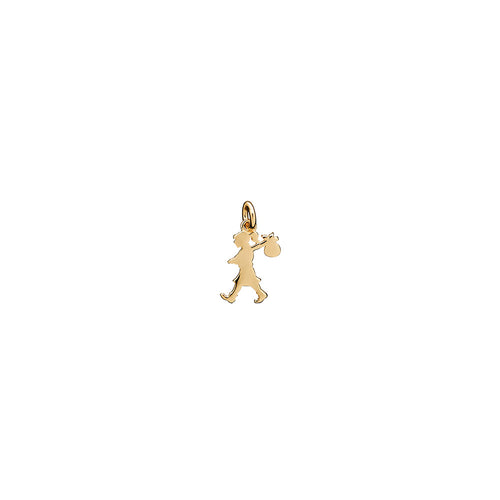 9ct Yellow Gold Mini Runaway Girl Charm