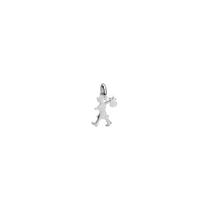 Silver Mini Runaway Girl Charm