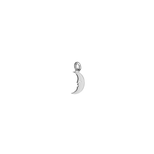 Silver Mini Moon Charm