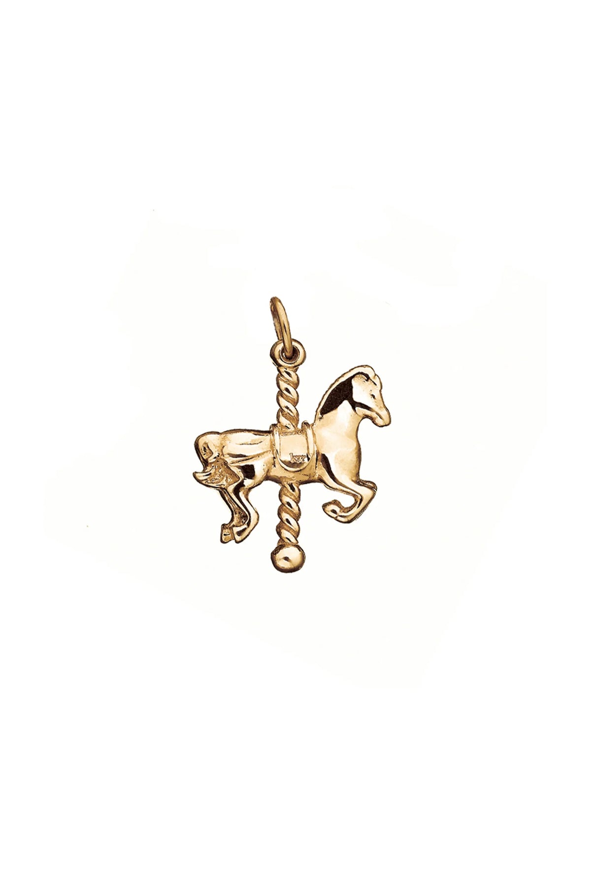 Karen Walker Gold Plated Carousel Horse Charm – Silvermoon Karen Walker Gold Plated Carousel Horse Charm – Silvermoon