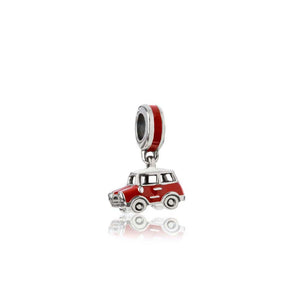 Retro Mini Cooper Charm