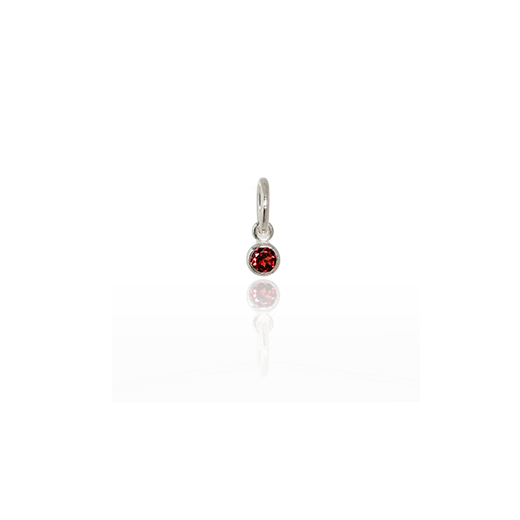 Evolve January Pendant Charm Garnet