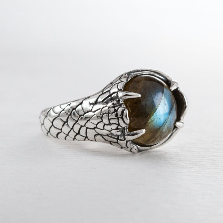 Nick Von K Sterling Silver with Labradorite Devour Ring