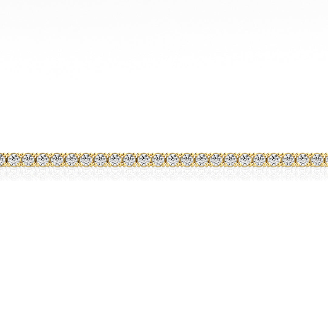 Louis Thompson Upington Tennis Bracelet 9K Yellow Gold with 2.00ct Lab Diamond