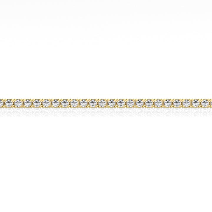 Louis Thompson Upington Tennis Bracelet 9K Yellow Gold with 2.00ct Lab Diamond