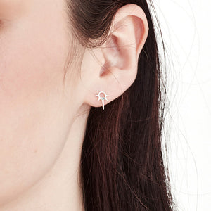 Silver Micro Spike Studs