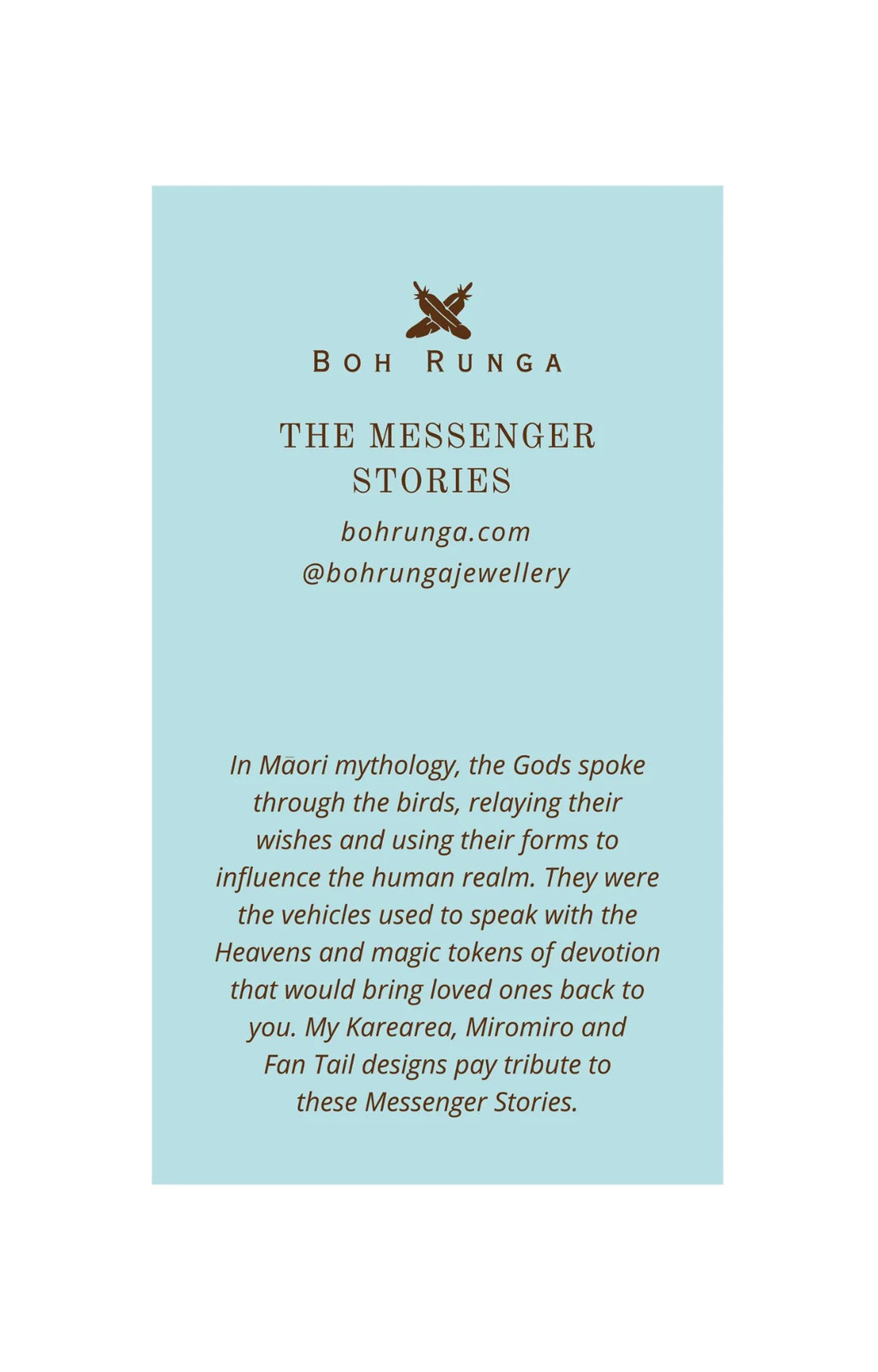 Boh Runga Silver Miromiro Feather Studs