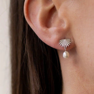 Boh Runga Fantail Pearl Studs