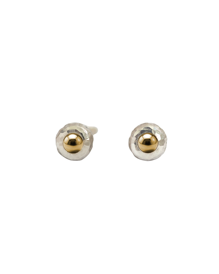 Made of Gold Sterling Silver & 18ct Gold Mt Tasman Studs