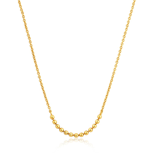 Ania Haie Gold Modern Multiple Balls Necklace