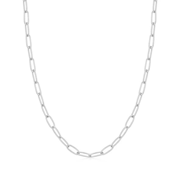 Ania Haie Silver Link Charm Chain Necklace