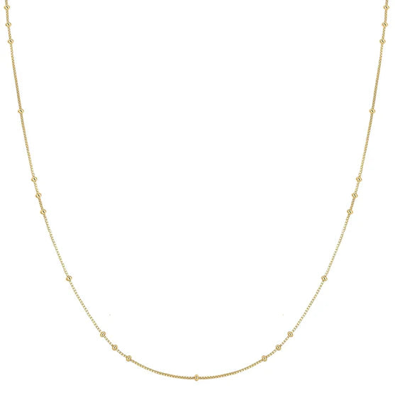 Ania Haie Gold Mini Bead Station Necklace