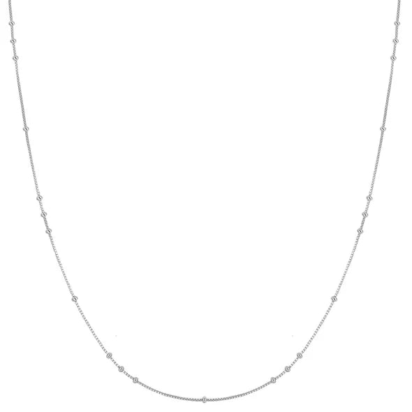 Ania Haie Silver Mini Bead Station Necklace