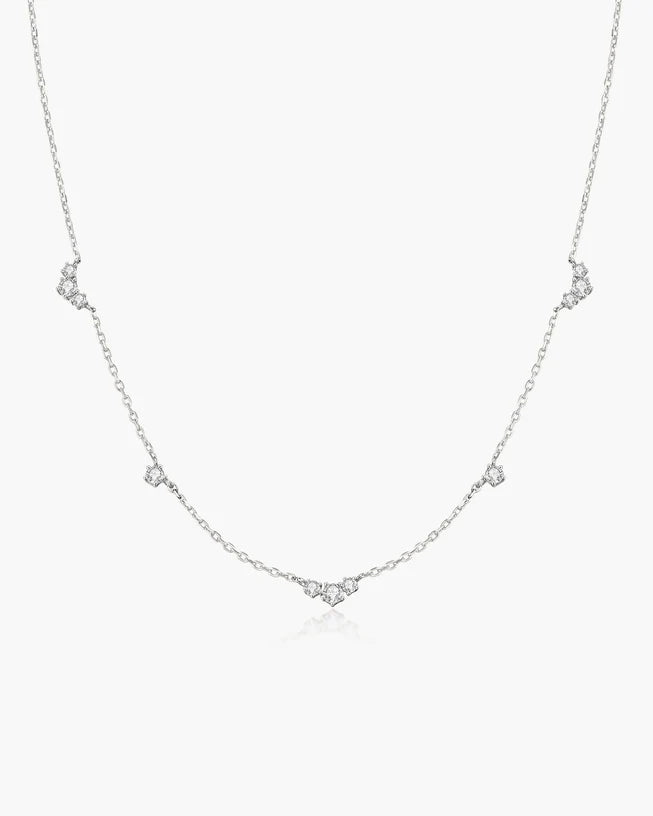 Ania Haie Silver Cluster & Single Station Necklace