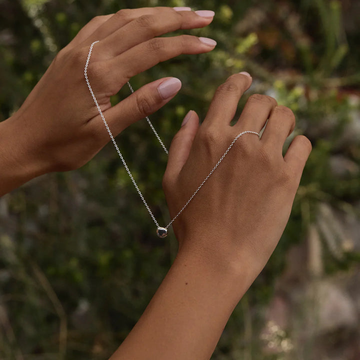 Najo Soothing Silver 45cm Necklace (+5cm extension)