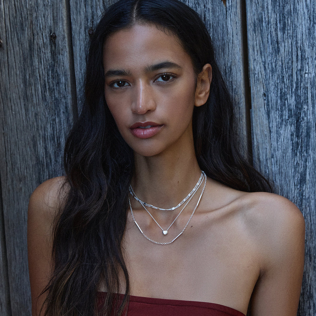 Najo Soothing Silver 45cm Necklace (+5cm extension)