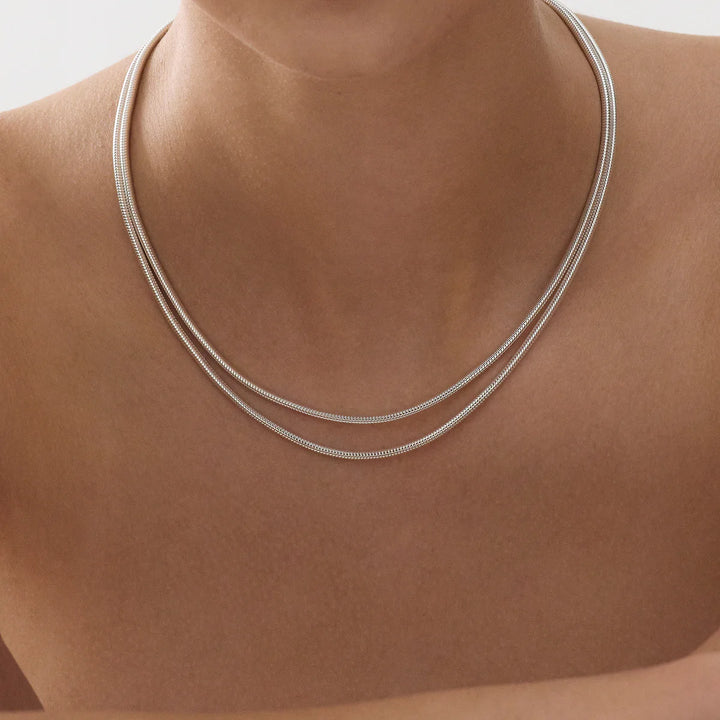 Najo Serenade Silver 45cm Necklace (+5cm extension)