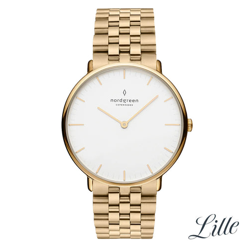 Nordgreen Women's Native 32mm 5 Link Gold Watch