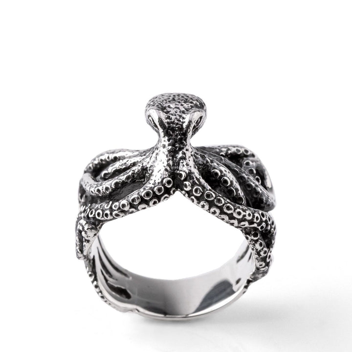 Nick Von K Sterling Silver Octopus Ring