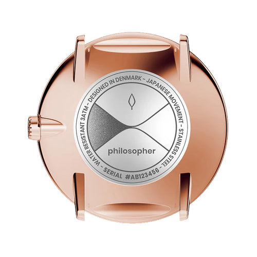 Nordgreen Women's Philosopher 36mm Rose Gold Mesh Watch