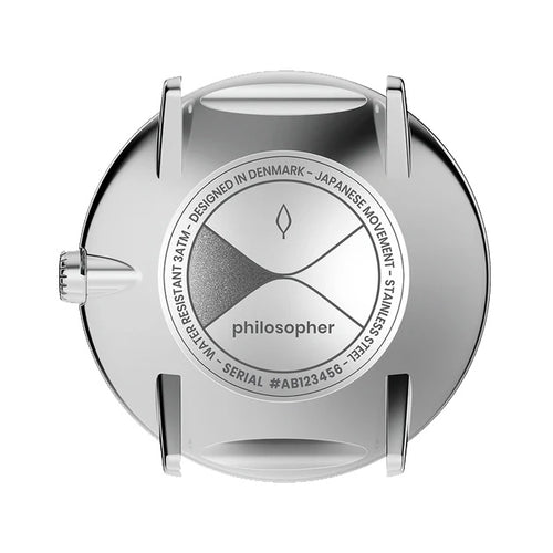 Nordgreen Philosopher 36mm Silver Two Tone Bracelet Watch