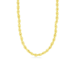 Golden Fresh Water Seed Pearl Necklace