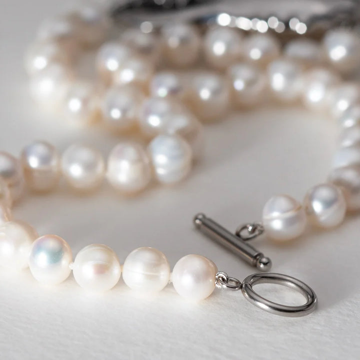 Nick Von K Pinch Me Pearls Necklace