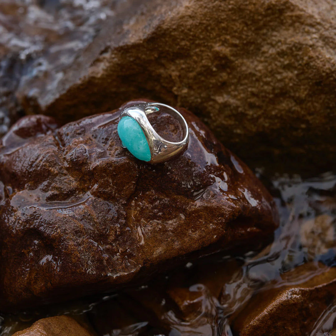 Najo Emergence Amazonite Ring