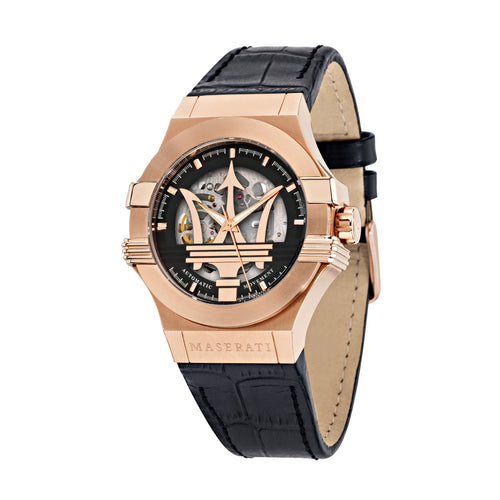 Maserati Potenza 42mm Automatic Skeleton Gold Watch