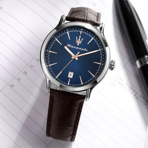 Maserati Epoca 42mm Leather  Watch