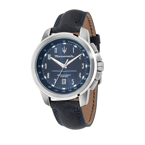 Maserati Successo Blue Dial 44mm Chronogragh