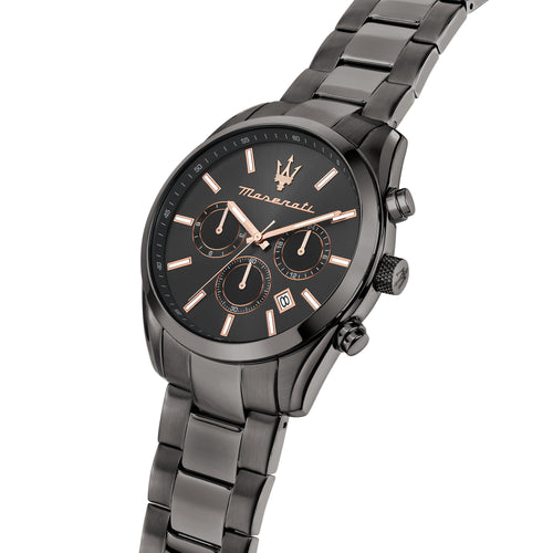 Maserati Attrazione 43mm Black Stainless Steel Watch