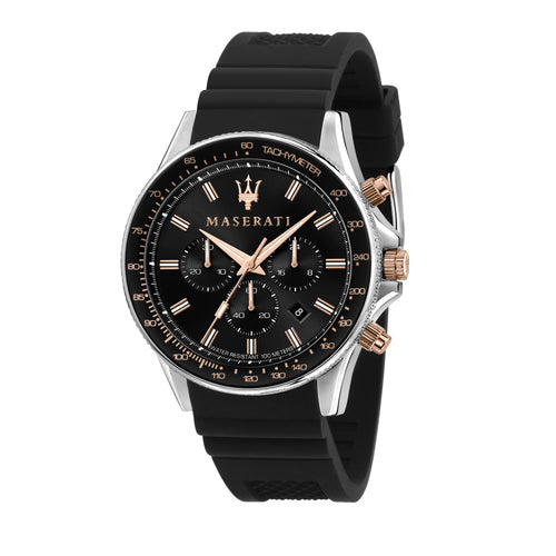 Maserati Sfida Black Dial 44mm Watch