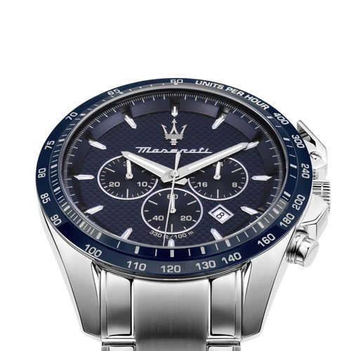 Maserati Traguardo 45mm Stainless Steel Chronograph Watch