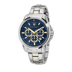 Maserati Successo 45mm Blue Watch