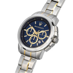 Maserati Successo 45mm Blue Watch