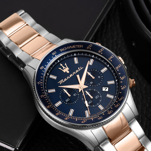 Maserati Sfida Two Tone Chronograph  Watch