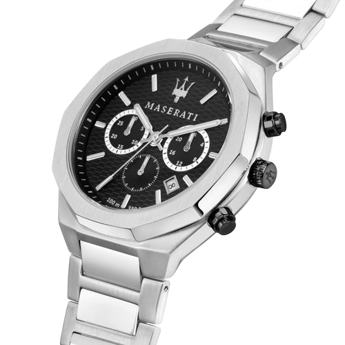 Maserati Stile Silver Chronograph