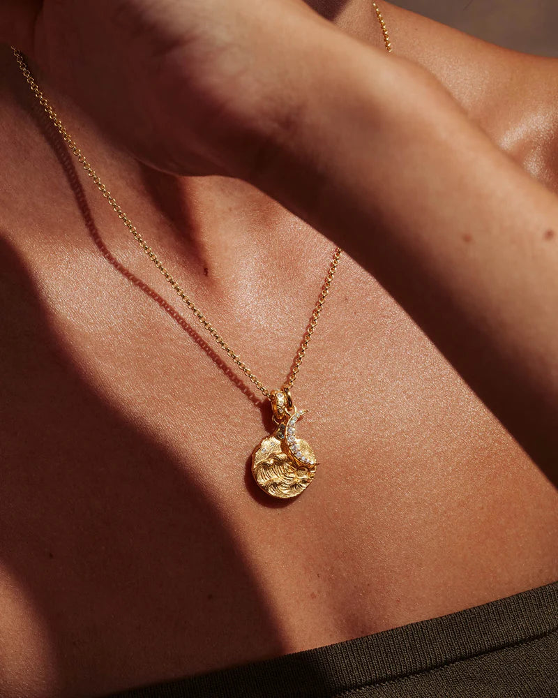 By Charlotte 18k Gold Vermeil 48cm 2mm Belcher Chain Necklace